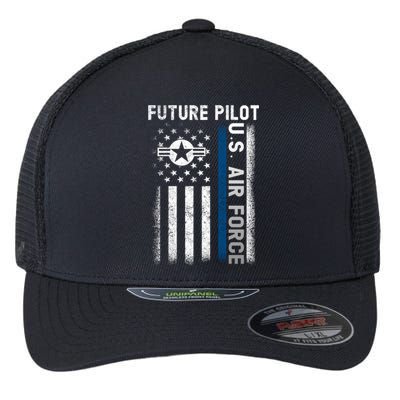 Air Force Future Pilot 4th Of July Flexfit Unipanel Trucker Cap