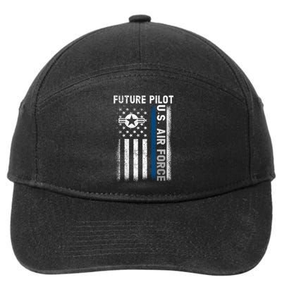 Air Force Future Pilot 4th Of July 7-Panel Snapback Hat