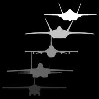 Air Force Fighter Jets F-4 F-111 F-15 F-16 F-22 F-35 Impact Tech Backpack