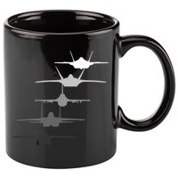 Air Force Fighter Jets F-4 F-111 F-15 F-16 F-22 F-35 11oz C Handle Ceramic Mug