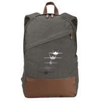 Air Force Fighter Jets F-4 F-111 F-15 F-16 F-22 F-35 Cotton Canvas Backpack