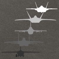 Air Force Fighter Jets F-4 F-111 F-15 F-16 F-22 F-35 Cotton Canvas Backpack