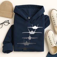 Air Force Fighter Jets F-4 F-111 F-15 F-16 F-22 F-35 Hoodie