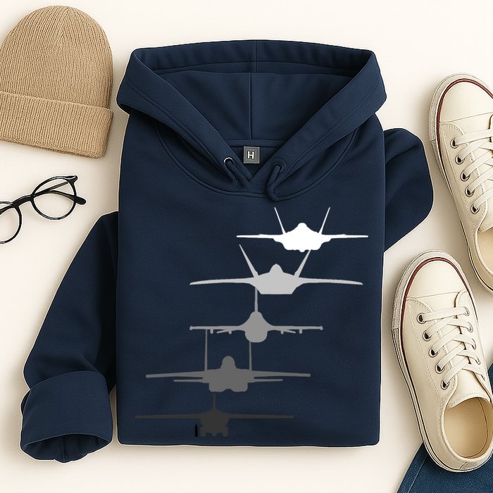 Air Force Fighter Jets F-4 F-111 F-15 F-16 F-22 F-35 Hoodie