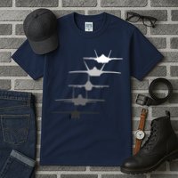 Air Force Fighter Jets F-4 F-111 F-15 F-16 F-22 F-35 Tall T-Shirt