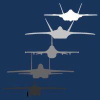 Air Force Fighter Jets F-4 F-111 F-15 F-16 F-22 F-35 Drawstring Bag