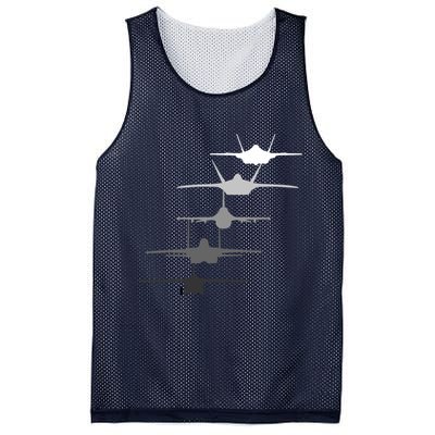 Air Force Fighter Jets F-4 F-111 F-15 F-16 F-22 F-35 Mesh Reversible Basketball Jersey Tank
