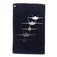 Air Force Fighter Jets F-4 F-111 F-15 F-16 F-22 F-35 Golf Towel