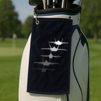 Air Force Fighter Jets F-4 F-111 F-15 F-16 F-22 F-35 Golf Towel