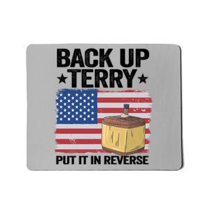 American Flag Firework Back Up Terry Put It In Reverse Terry Cool Gift Mousepad