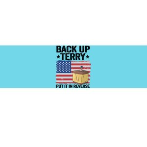 American Flag Firework Back Up Terry Put It In Reverse Terry Cool Gift Bumper Sticker