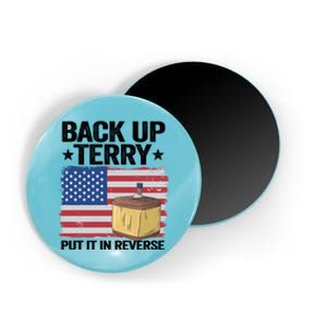 American Flag Firework Back Up Terry Put It In Reverse Terry Cool Gift Magnet