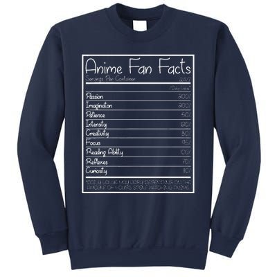 Anime Fan Facts Funny Sweatshirt