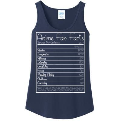 Anime Fan Facts Funny Ladies Essential Tank