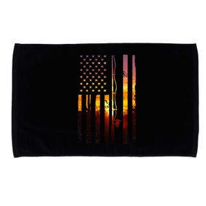 American Flag Fish Fisher Fisherman Funny Bass Fishing Usa Microfiber Hand Towel