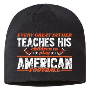 American Fantasy Football Slogan Sustainable Beanie