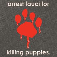 Arrest Fauci For Killing Puppies Cotton Canvas Backpack