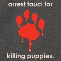 Arrest Fauci For Killing Puppies Vector Backpack