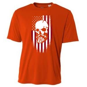 American Flag Funny Gift Cooling Performance Crew T-Shirt