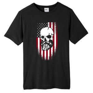 American Flag Funny Gift Tall Fusion ChromaSoft Performance T-Shirt