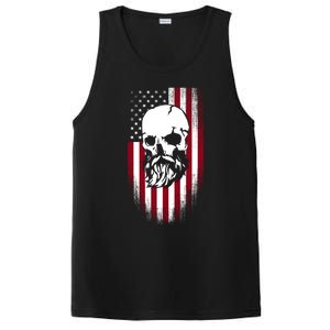 American Flag Funny Gift PosiCharge Competitor Tank