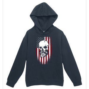 American Flag Funny Gift Urban Pullover Hoodie