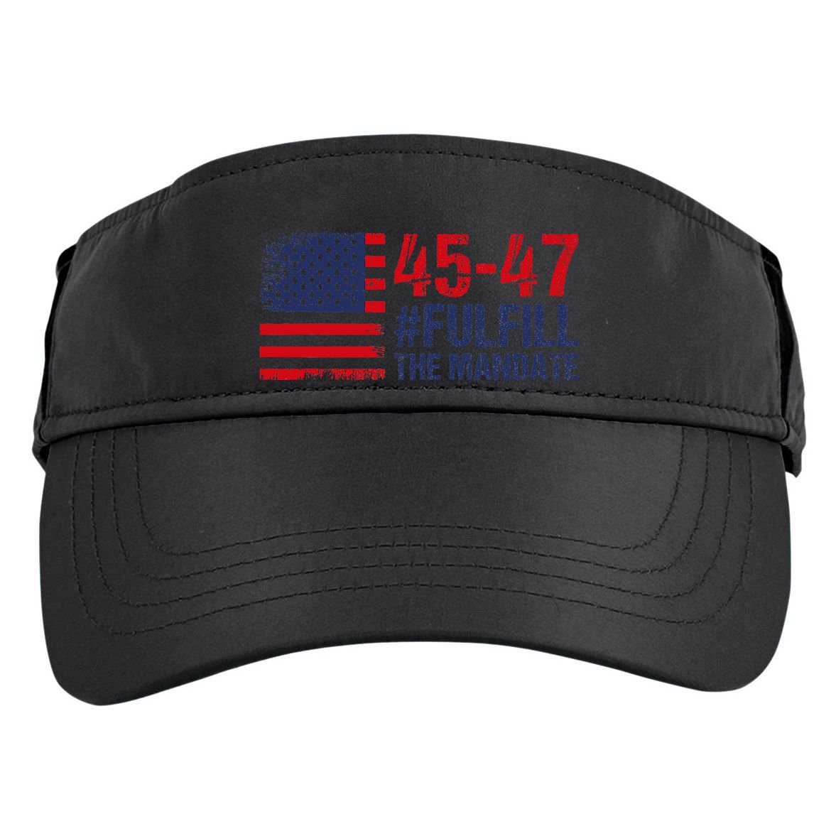 American Flag Fulfill The Mandate 45 47 Adult Drive Performance Visor