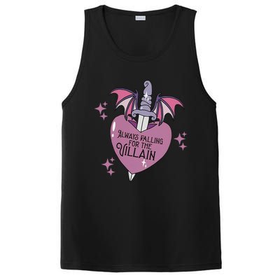 Always Falling For The Villain Funny Design PosiCharge Competitor Tank