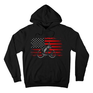 American Flag Fishing Hoodie