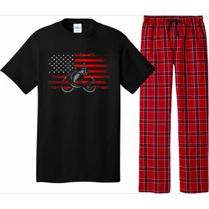 American Flag Fishing Pajama Set