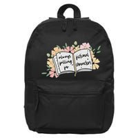 Always Falling For Fictional Characters Funny Design 16 in Basic Backpack