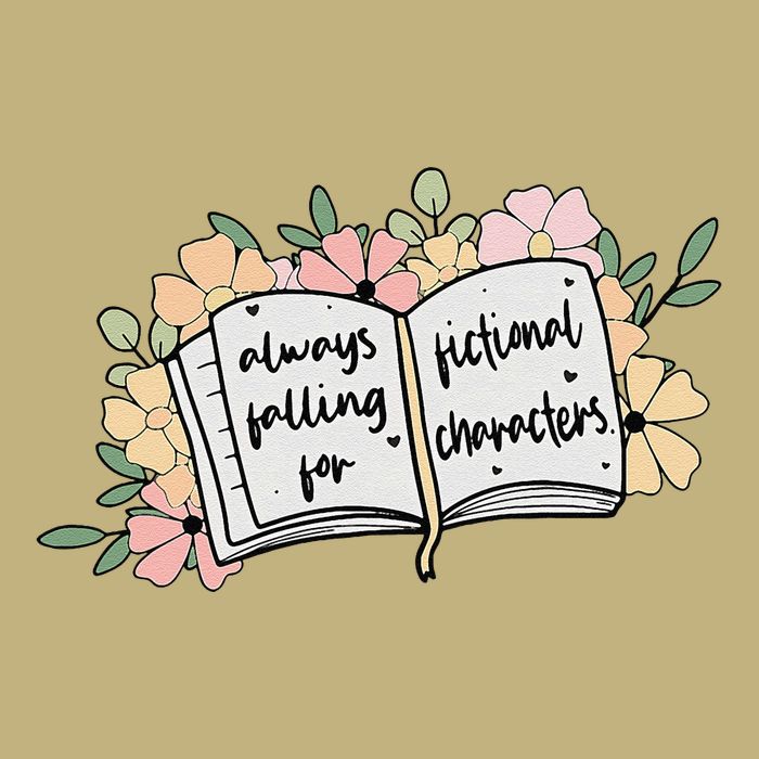 Always Falling For Fictional Characters Funny Design T-Shirt