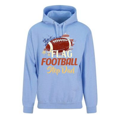 American Flag Football Step Dad Funny Gift For FatherS Day Meaningful Gift Unisex Surf Hoodie