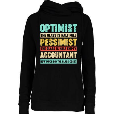 Accountant Funny For Accountant Womens Funnel Neck Pullover Hood