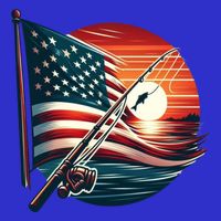 American Flag Fish Fisher Fisher Funny Bass Fishing Usa Gift Ladies Long Sleeve Shirt