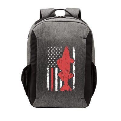 American Flag Fishing Bass Pro Fish 4th Of July Cool Gift Vector Backpack