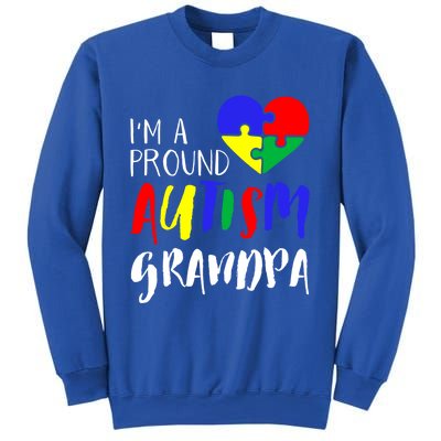 Autism Family Gift Proud Autism Grandpa Funny Gift Autism Funny Gift Sweatshirt