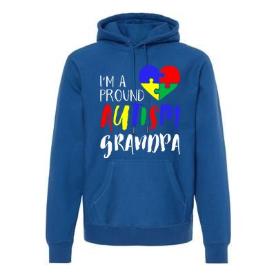 Autism Family Gift Proud Autism Grandpa Funny Gift Autism Funny Gift Premium Hoodie