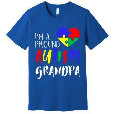 Autism Family Gift Proud Autism Grandpa Funny Gift Autism Funny Gift Premium T-Shirt