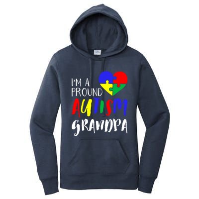 Autism Family Gift Proud Autism Grandpa Funny Gift Autism Funny Gift Women's Pullover Hoodie