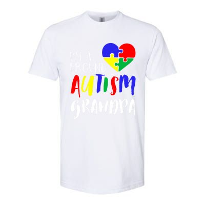 Autism Family Gift Proud Autism Grandpa Funny Gift Autism Funny Gift Softstyle CVC T-Shirt