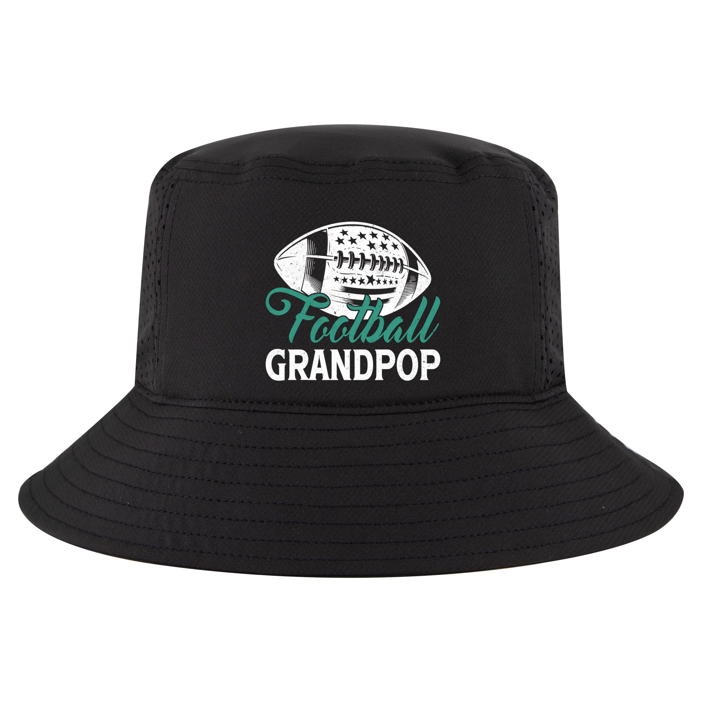 American Football Grandpop Happy FatherS Day Dad Grandpa Cool Gift Cool Comfort Performance Bucket Hat