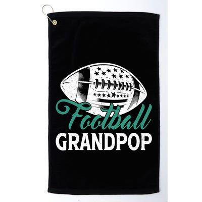 American Football Grandpop Happy FatherS Day Dad Grandpa Cool Gift Golf Towel