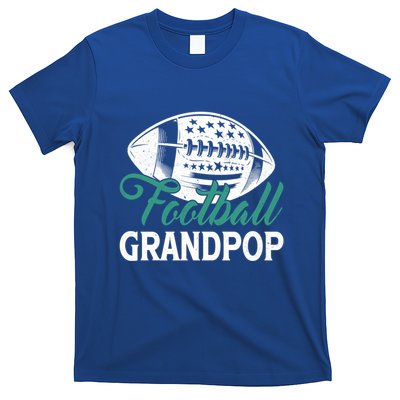 American Football Grandpop Happy FatherS Day Dad Grandpa Cool Gift T-Shirt