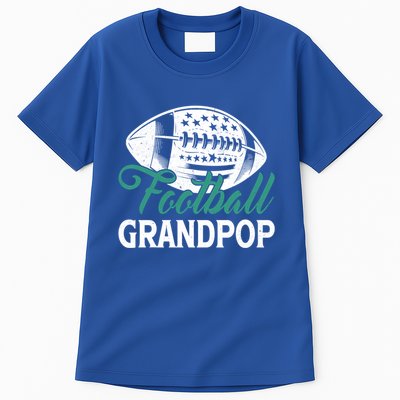 American Football Grandpop Happy FatherS Day Dad Grandpa Cool Gift Tall T-Shirt