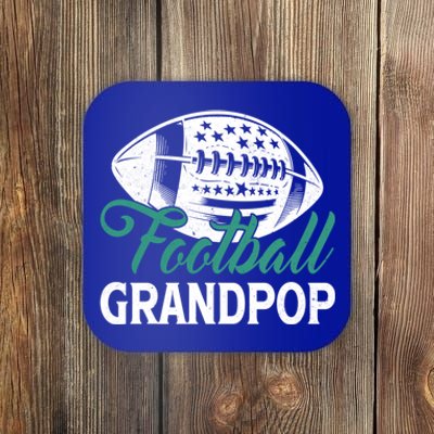 American Football Grandpop Happy FatherS Day Dad Grandpa Cool Gift Coaster