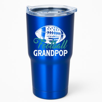 American Football Grandpop Happy FatherS Day Dad Grandpa Cool Gift Tumbler