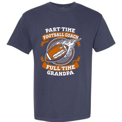 American Football Grandfather Footballer - Football Grandpa Garment-Dyed Heavyweight T-Shirt