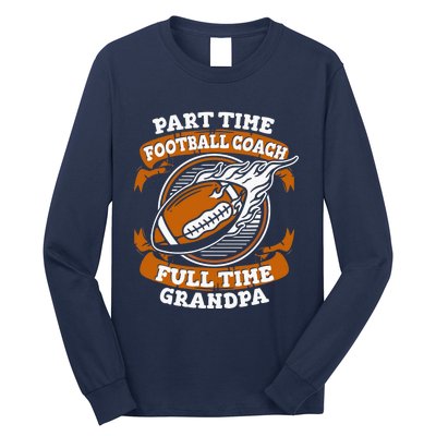 American Football Grandfather Footballer - Football Grandpa Long Sleeve Shirt