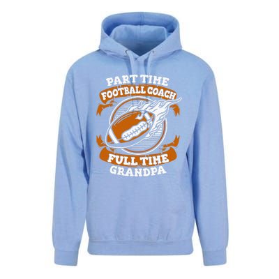 American Football Grandfather Footballer - Football Grandpa Unisex Surf Hoodie